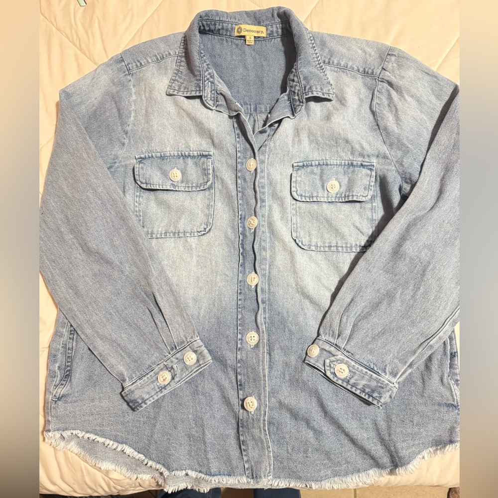 Democracy Light Blue Denim Shirt